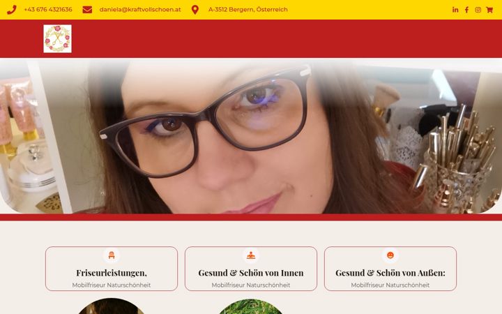Screenshot of kraftvollschoen.at