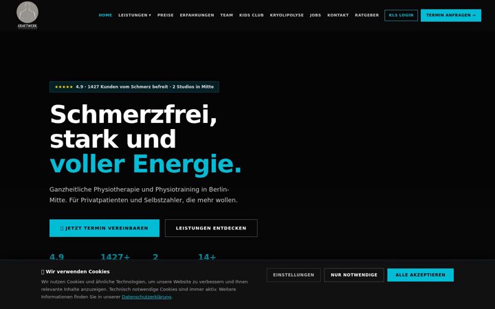 Screenshot of kraftwerk-berlin.com