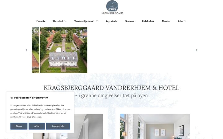 Screenshot of kragsbjerggaard.com