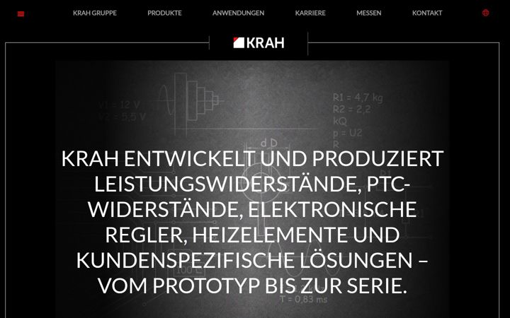 Screenshot of krah-gruppe.de