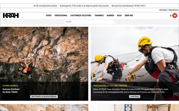 Screenshot of krah.com
