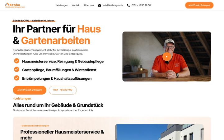 Screenshot of krahn-gm.de