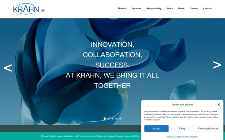 Screenshot of krahn-uk.com