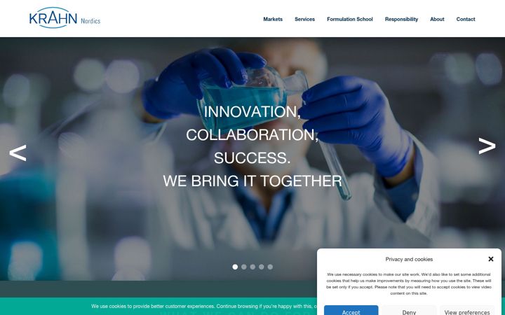 Screenshot of krahnnordics.com