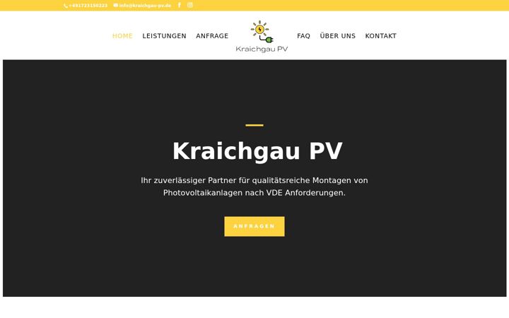 Screenshot of kraichgau-pv.de
