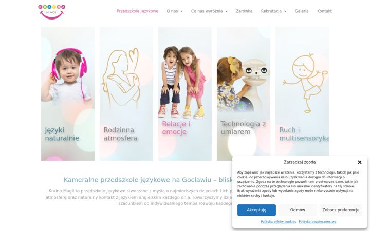 Screenshot of krainamagii.com