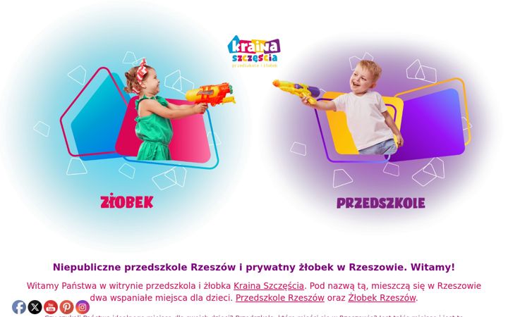 Captura de ecrã de krainaszczescia.edu.pl