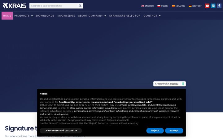 Screenshot of krais.com