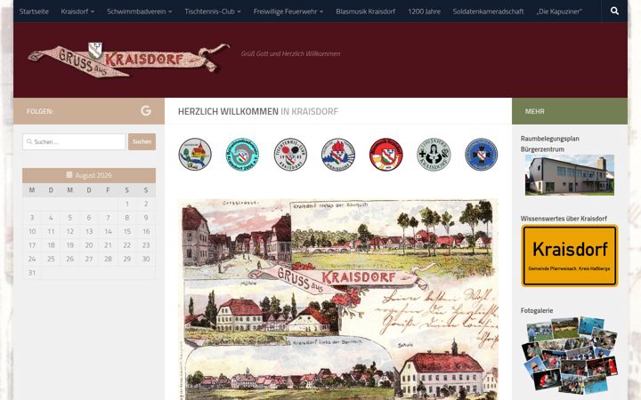 Screenshot of kraisdorf.eu