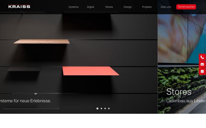 Screenshot of kraisseinrichtungen.de