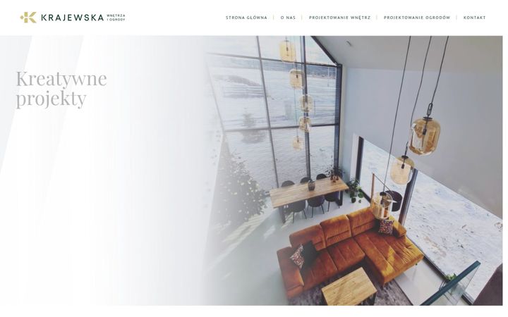 Screenshot of krajewskawnetrzaiogrody.pl