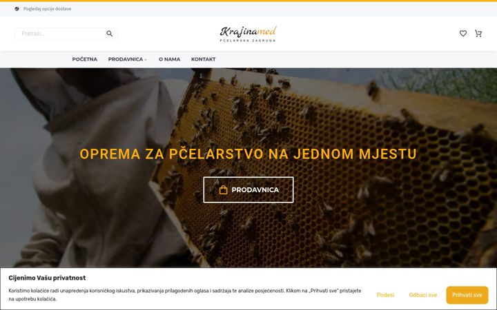 Screenshot of krajinamed.com