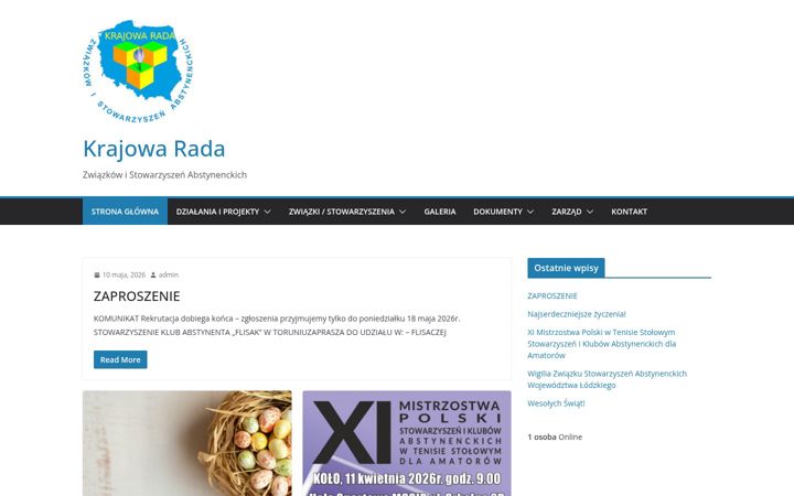 Screenshot of krajowarada.pl