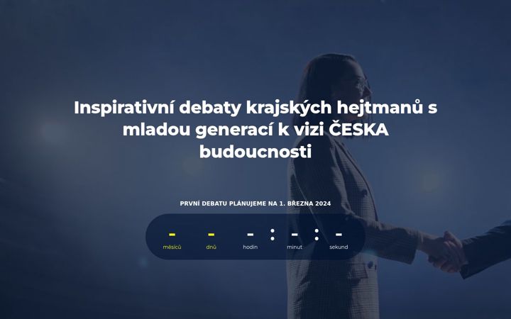 Screenshot of krajskedebaty.cz