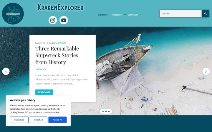 Screenshot of krakenexplorer.com