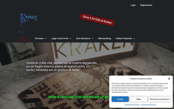 Screenshot of krakengdr.it