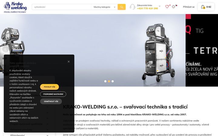 Screenshot of krakowelding.cz