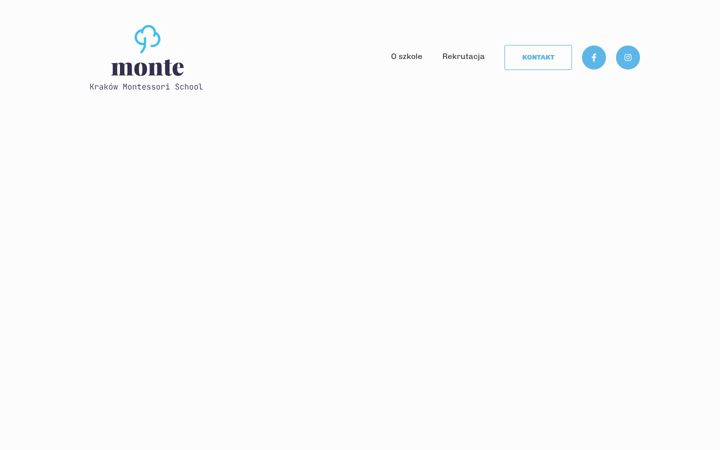 Screenshot of krakowmontessorischool.pl