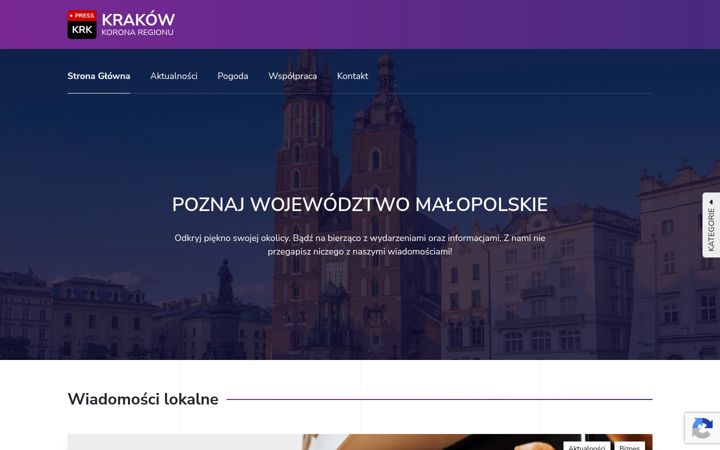 Screenshot of krakowpress.com.pl