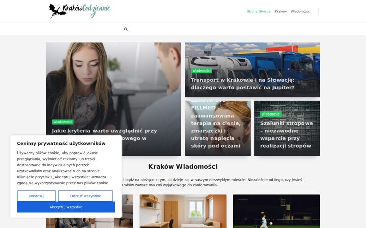 Screenshot of krakowskiezycie.pl