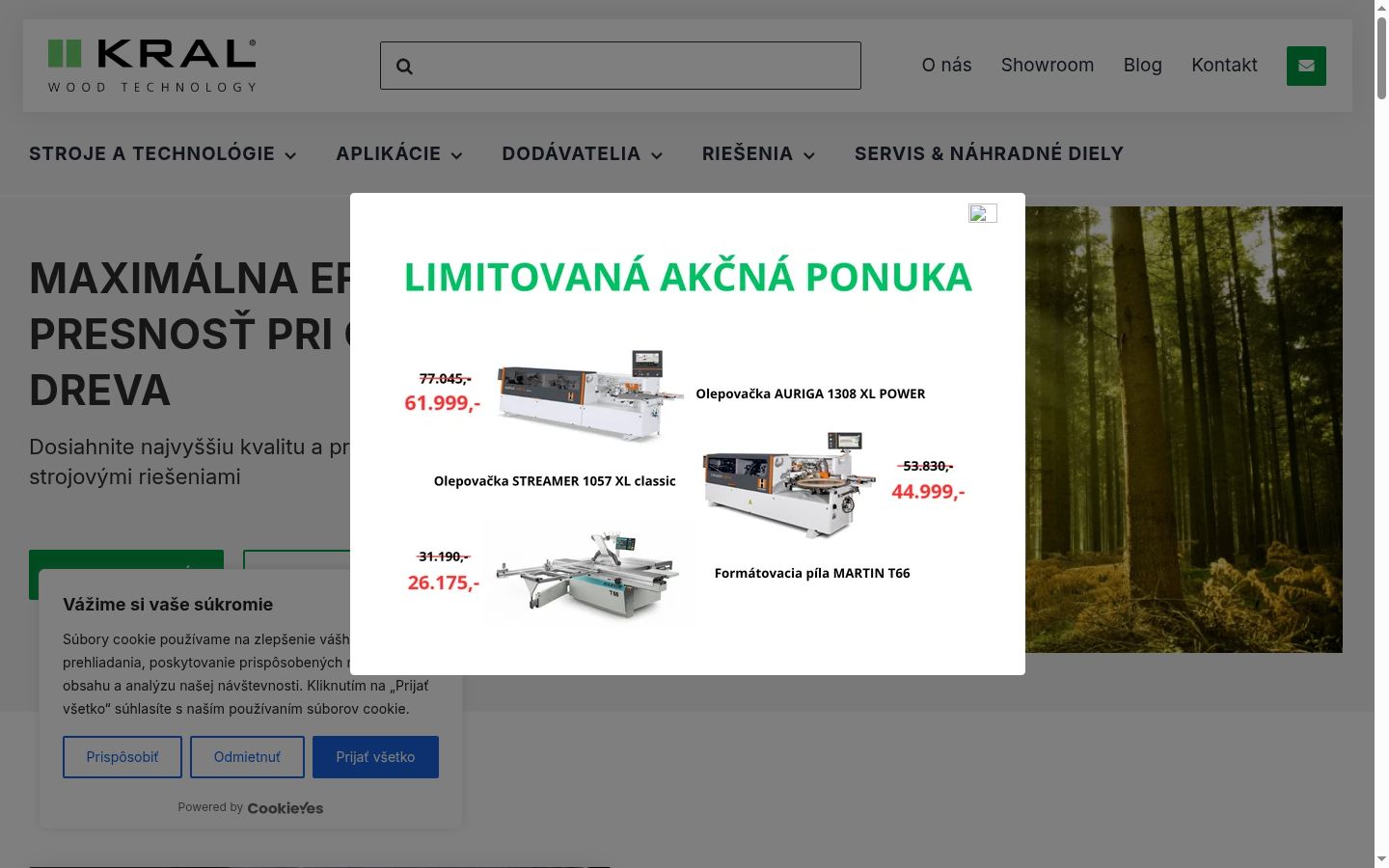 Screenshot des Einwilligungsbanners vor jeglicher Interaktion