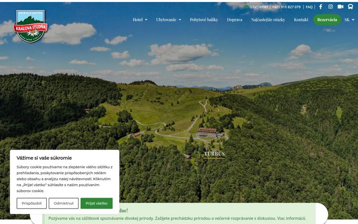 Screenshot of kralovastudna.com