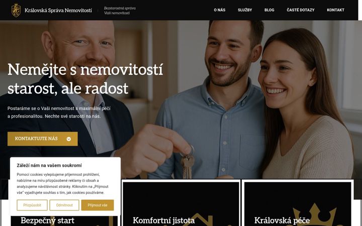 Screenshot of kralovskasprava.cz