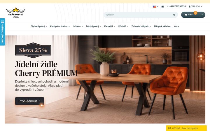 Screenshot of kralovstvikresel.cz