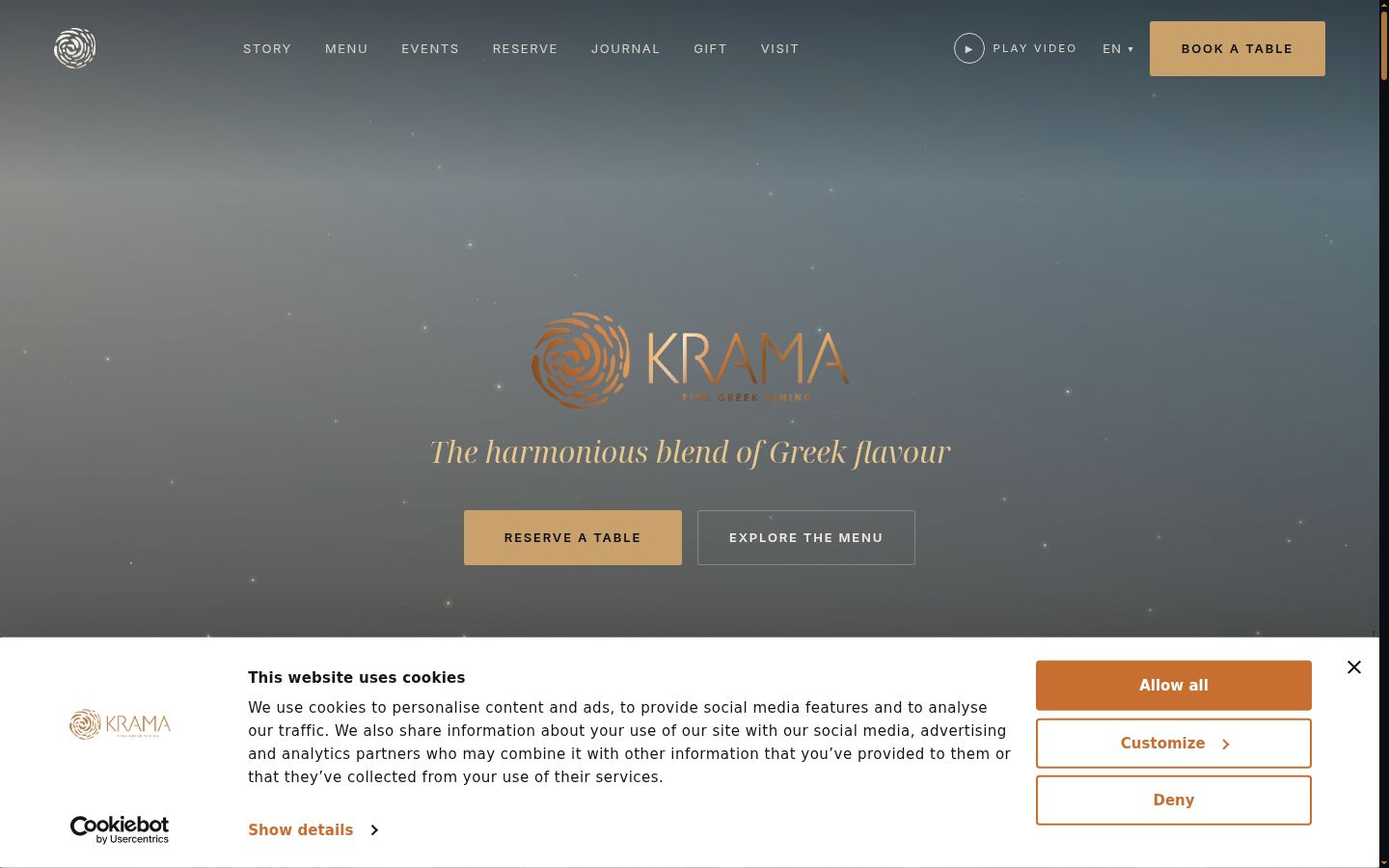 Screenshot tal-banner tal-kunsens muri qabel kwalunkwe interazzjoni