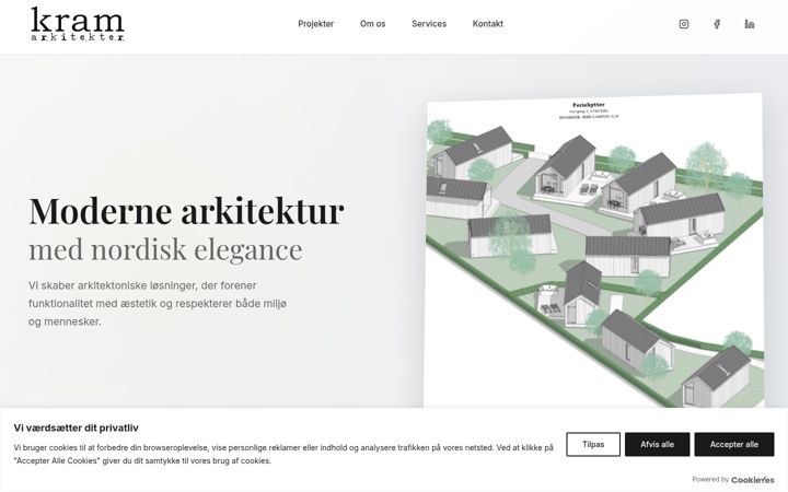 Screenshot of kramark.dk