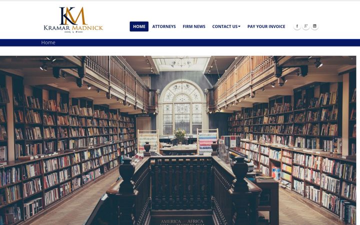 Screenshot of kramarmadnick.com