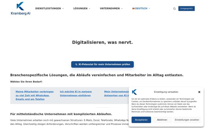 Screenshot of krambergai.com