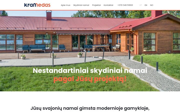 Screenshot of kramedas.lt