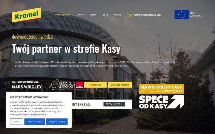 Screenshot of kramel.pl