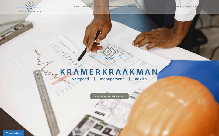 Screenshot of kramerkraakman.nl