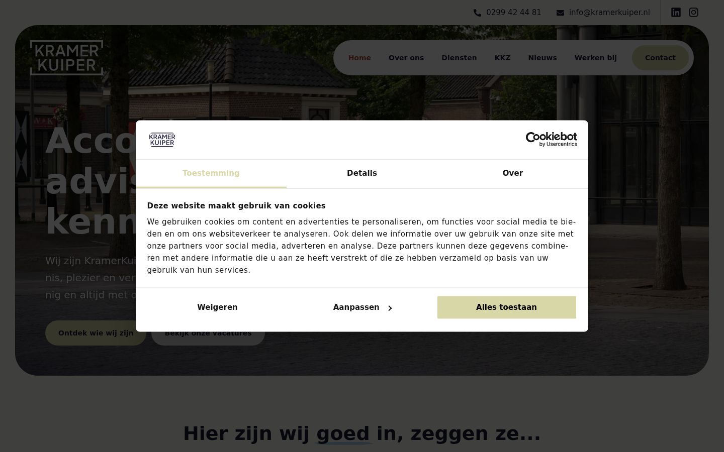 Sutikimo reklamjuostės, rodytos prieš bet kokią sąveiką, ekrano kopija