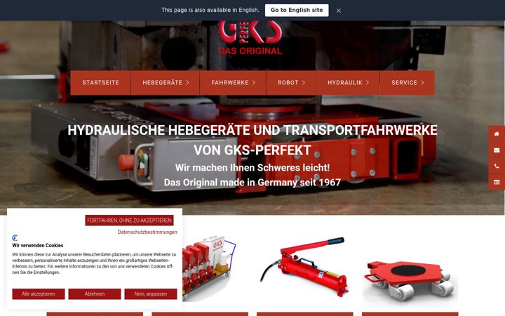 Screenshot of kramp-werkzeuge.de