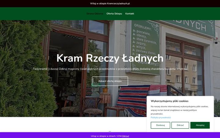 Screenshot of kramrzeczyladnych.pl