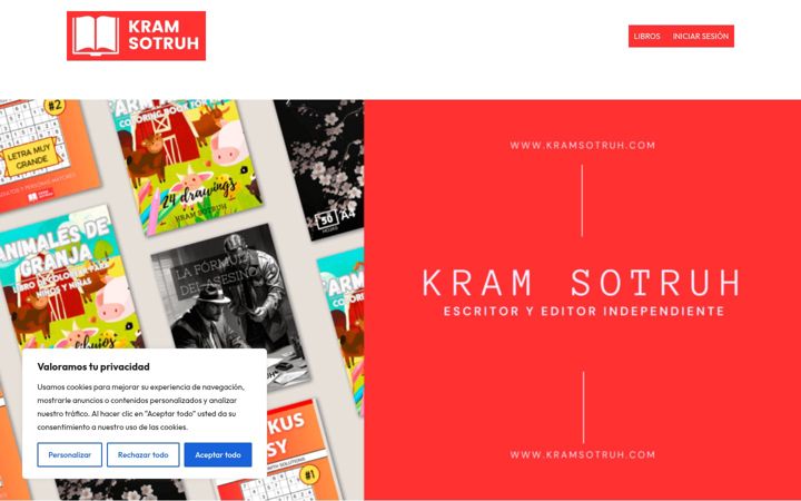 Skærmbillede af kramsotruh.com