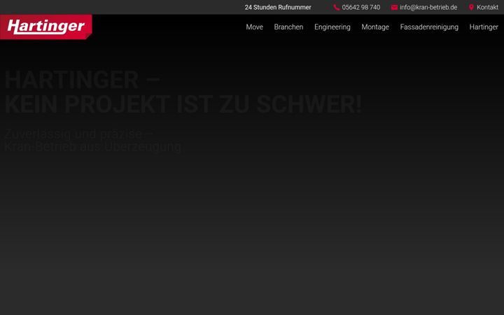 Screenshot of kran-betrieb.de