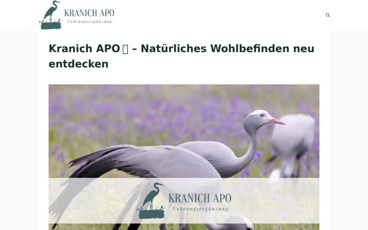 Screenshot of kranich-apotheke-kulmbach.de