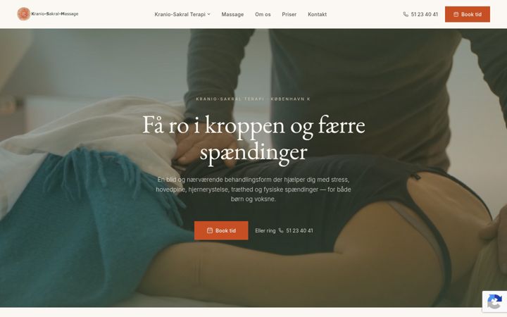 Screenshot of kranio-sakral-massage.dk