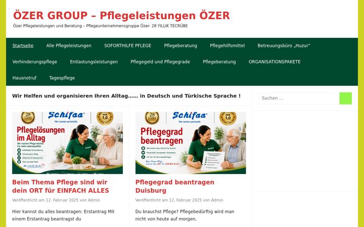Screenshot of krankenfahrten-duisburg.de