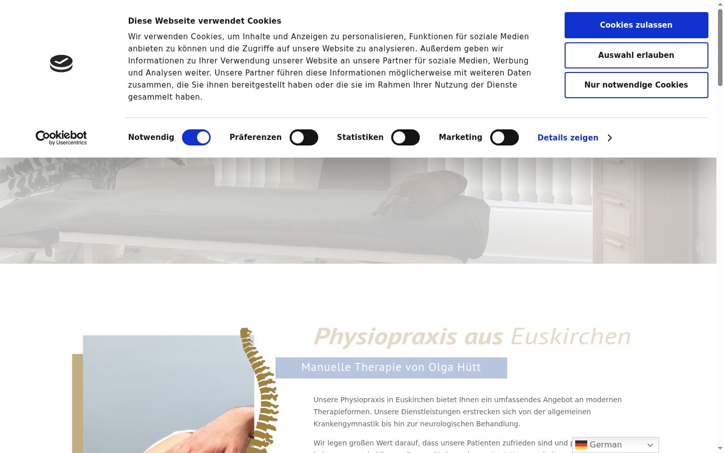 Screenshot tal-banner tal-kunsens muri qabel kwalunkwe interazzjoni