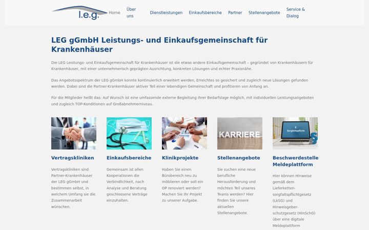 Screenshot of krankenhaus-einkaufsgemeinschaft.de