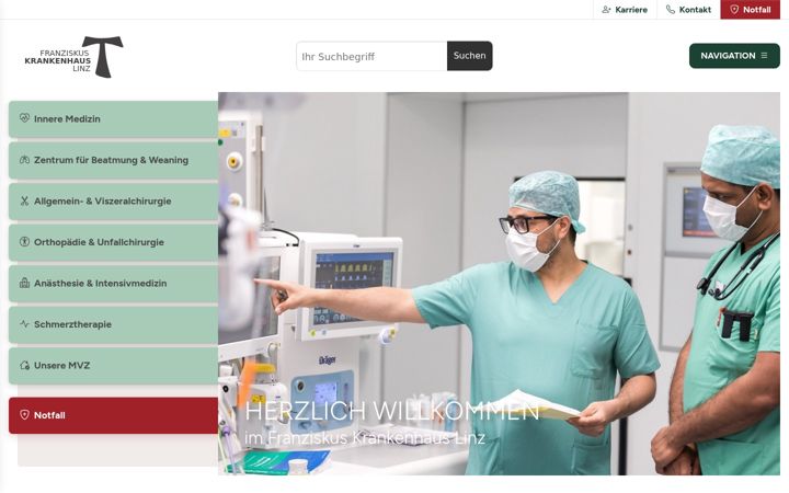 Screenshot of krankenhaus-linz.de