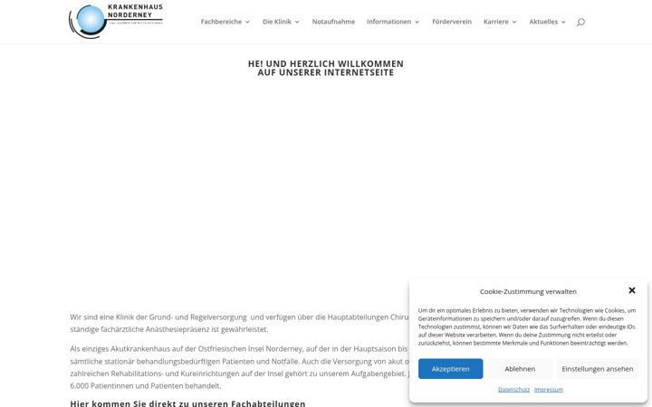 Screenshot of krankenhaus-norderney.de