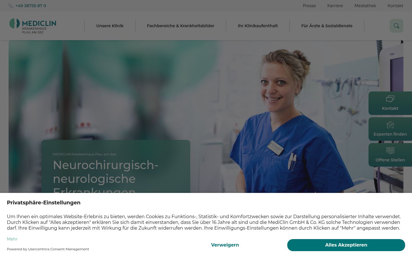 Sutikimo reklamjuostės, rodytos prieš bet kokią sąveiką, ekrano kopija