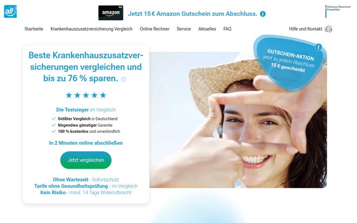 Screenshot of krankenhauszusatzversicherung-direkt.de