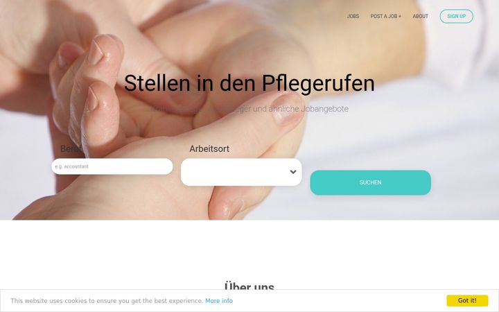 Screenshot of krankenpfleger-altenpfleger.de